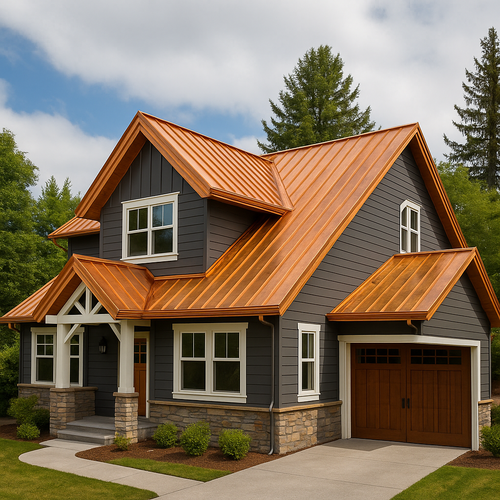 copper roofing